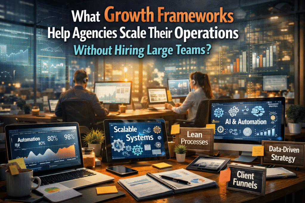 Frameworks Help Agencies Scale Frameworks Help Agencies Scale